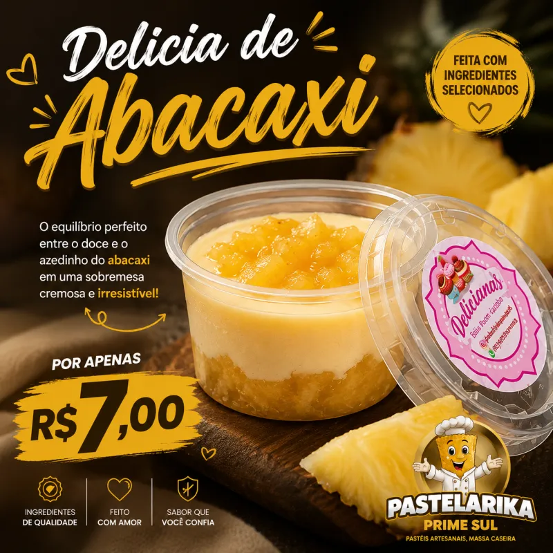 Delícia de Abacaxi Delicianas 145ml
